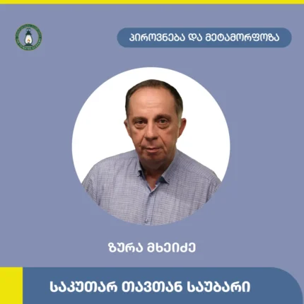 საკუთარ თავთან საუბარი - ზურა მხეიძე - აზროვნების აკადემიის ციკლი პიროვნება და მეტამორფოზა